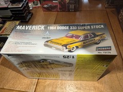 Lindberg Maverick 1964 Dodge 330 Super Stock 1:25 Factory Sealed Model Kit