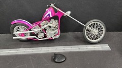 REVELL CUSTOM BUILT CHOPPER CUSTOM PAINT 13 INCHES LONG BUILT BY GARY SEEDS DC