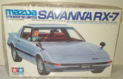 1980’S TAMIYA MAZDA RX-7 SAVANNA SUNROOF LIMITED MOTOTIZED MODEL KIT MIB