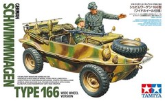 Tamiya 1/35 Military Miniature Series No. 393 Schwimmwagen 166 Wide Wheel Sp New