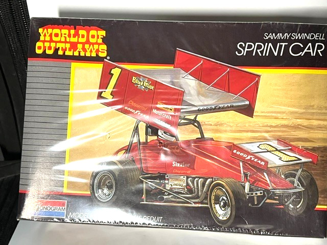 Sammy Swindell Blue Max #1 Monogram 1:24 Sprint Car Kit #275 Factory Sealed