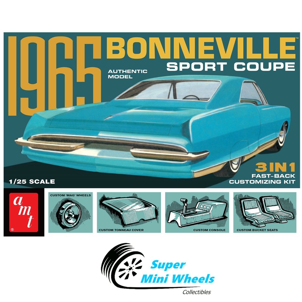 AMT 1965 Pontiac Bonneville – 1:25 Scale Model Kit – AMT1260
