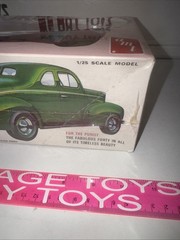 Vintage 1/25 AMT ’40 FORD COUPE A140-250 NEW OLD STOCK FACTORY SEALED 1974 🔥
