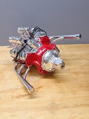 Vintage Monogram Pontiac V8 1/8 Scale Engine Big Deuce Wired Complete