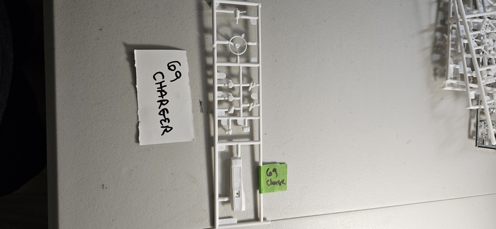MODEL CAR 69 CHARGER PARTS TREE