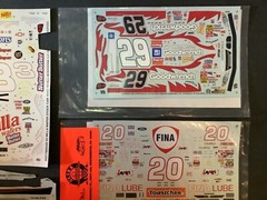 7 NASCAR 1/24 Water Slide Decal Lot Tony Stewart Dale Earnhardt Jr Kevin Harvick