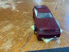 1/25 Vtg. Maroon Chevrolet. Cavalier Concept Built Model Kit Car