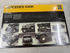 Vintage Testors & Italeri Mercedes 540K 1:24 Scale Model Kit #831 New Sealed