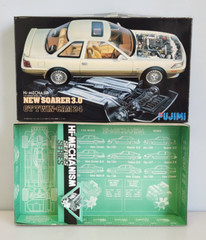 Fujimi Hi-Mecha 110 New Soarer 3.0 GT Twin-Cam 24 1/24 Model Kit HM-110, Started