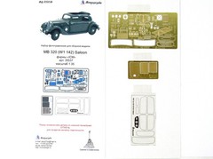 1/35 Microdesign Photo-Etch Set for ICM 35537 Mercedes-Benz 320 (W142)