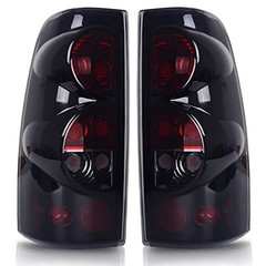 Tail Lights Assembly Compatible with 1999-2006 Chevy Silverado OE-Smoke Lens