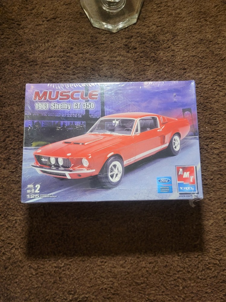 1967 FORD MUSTANG SHELBY GT-350 MODEL KIT AMT ERTL 1/25 SCALE! Brand New Sealed!