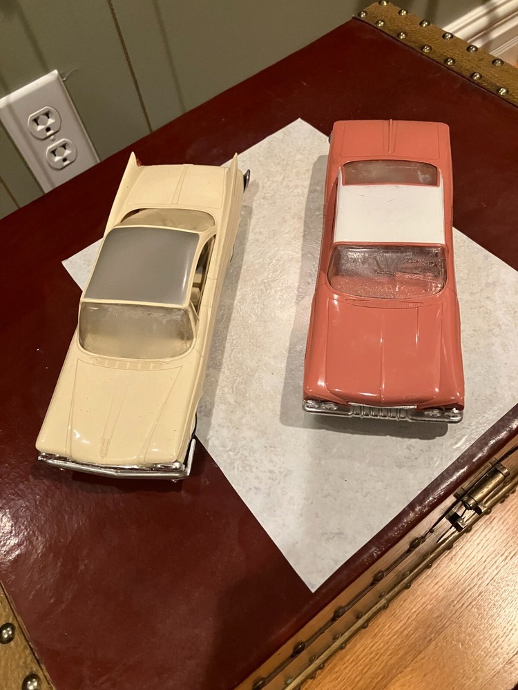 1960 Desoto and 1961 Plymouth Dealership Promotional Plastic Models