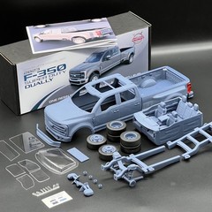 1/25 2023 Ford F-350 SD Dually Truck Resin Model Kit with, Clear Parts & Tires