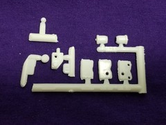 Diamond REO Truck Tractor ROCKER COVERS , CAP, BREATHER for 1:25 AMT Model Kit