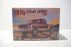 Revell 1976 Chevy Square Body Stepside Pickup Truck, Factory Sealed, 1/25, 2021!