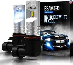 BEAMTECH H10 Fog Light Bulb,CSP Chips 6500K 800 Lumens Xenon White Extremely