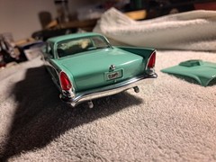 Custom Pre-Built Green Model Car w/ Exposed Engine Ready to Go Single Unit