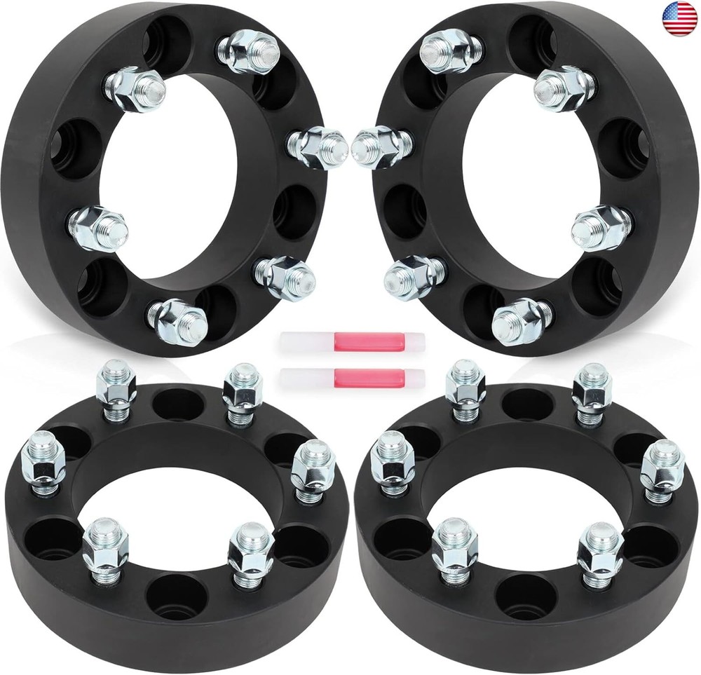 SCITOO 4Pcs Wheel Adapters 1.5 inch 6×5.5 to 6×135 Bore 108mm Studs 14×1.5 6