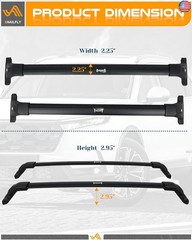 Snailfly 265 LBS Lockable Roof Rack Cross Bars Fit for Honda CRV CR-V 2023-2026