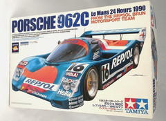 Tamiya 1:24 Porsche 962c 1990 Le Mans Repsol Plastic Model Kit From Japan