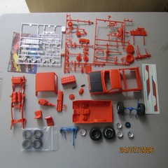Monogram 80 Ford Bronco 1/24th scale model kit, with Hi roller parts