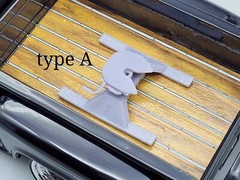 5th wheel hitch for pickup trucks for 1/24 and 1/25 scale model cars