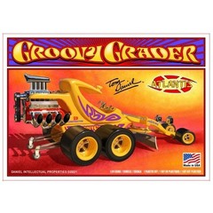 Atlantis Models 1/24 Tom Daniel Groovy Grader Plastic Model Kit #5697
