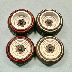 Custom VW OEM Wide Wheels and Tires Set 1/24 1/25