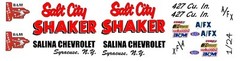 Salt City Shaker NOVA Salina Chevrolet 1/25th – 1/24th Scale Waterslide Decals