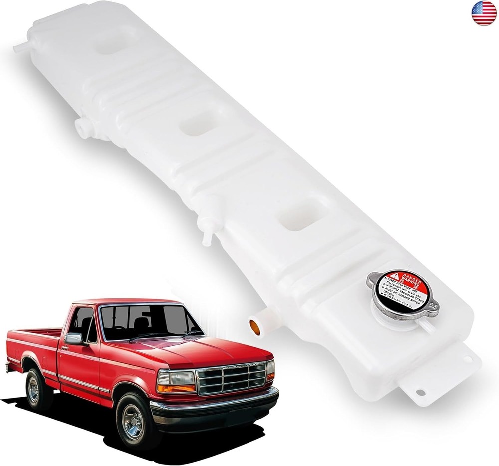 Radiator Overflow Reservoir Bottle Coolant Expansion Tank with Cap Compatible