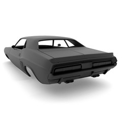 1/25 Scale Resin 1971 Dodge Challenger Magnum Body 3D Printed