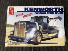 1:25 AMT Kenworth Tyrone Malone’s Custom Drag Truck Model Kit – New Open Box