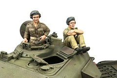 Hobby Fan HF-751 1/35 British Centurion Tank Crew, 2 Figures Set – USA Shipping