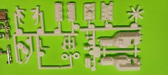 1965 Pontiac GTO 1/25 AMT 389 Tri Power Motor Engine Model Car Part