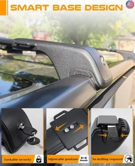 Snailfly 265 lbs Lockable Roof Rack Cross Bars Fit for Hyundai Santa Fe