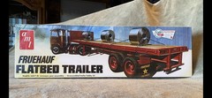 Sealed AMT Fruehauf Flatbed Trailer Plastic Model Kit #AMT-617.