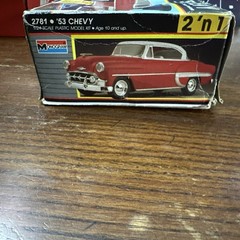 Monogram ’53 Chevy Bel-Aire Hardtop 1988 1:24 Model Kit 1953 Bel Air