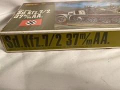 Hasegawa Minicraft Sd.Kfz.7/2 37m/m AA 1:72 #718 Complete Kit Sealed In Box