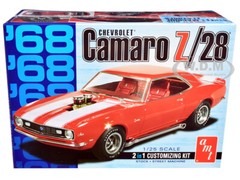 SKILL 2 MODEL KIT 1968 CHEVROLET CAMARO Z/28 2-IN-1 KIT 1/25 SCALE BY AMT AMT868
