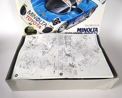 Tamiya 1/24 Minolta Toyota 88C-V LeMans Racer Plastic Model Kit – Partial Build