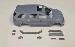 ABS-LIKE RESIN 3D PRINTED 1/25 2021-24 DODGE DURANGO SRT BODY AND RELATED PARTS