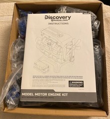 Discovery Mindblown DIY Model Engine Kit – 4-Cylinder STEM Toy for Kids & Adults