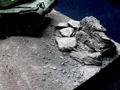 1/35 Scale Military Diorama Base Terrain Display Model Soldiers Figures Diecast