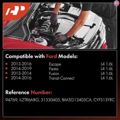 A-Premium Iridium Platinum Spark Plugs Compatible with Ford Escape 2013-2016,