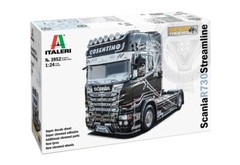 Italeri 3952 1/24 Show Truck Model Kit Scania R730 Streamline V8 Team Cosentino