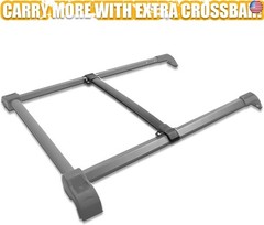 Broaddict Single Cross Bar Fit for 2021-2024 Ford Bronco, Roof Rack Cross Bar