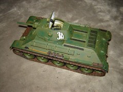 Built 3A Tank 6-3/4 inches long Well Built & Painted Excellent Cond Nice Detail
