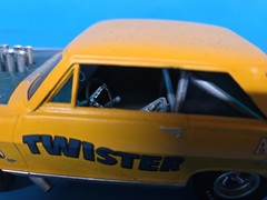 Vintage AMT 1965 Chevy II Nova Funny Car Built Model 1/25 Survivor 427 Twister