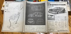 VOLKSWAGEN SCIROCCO GTI RACING 1/24 MODEL KIT IMAI VINTAGE VW